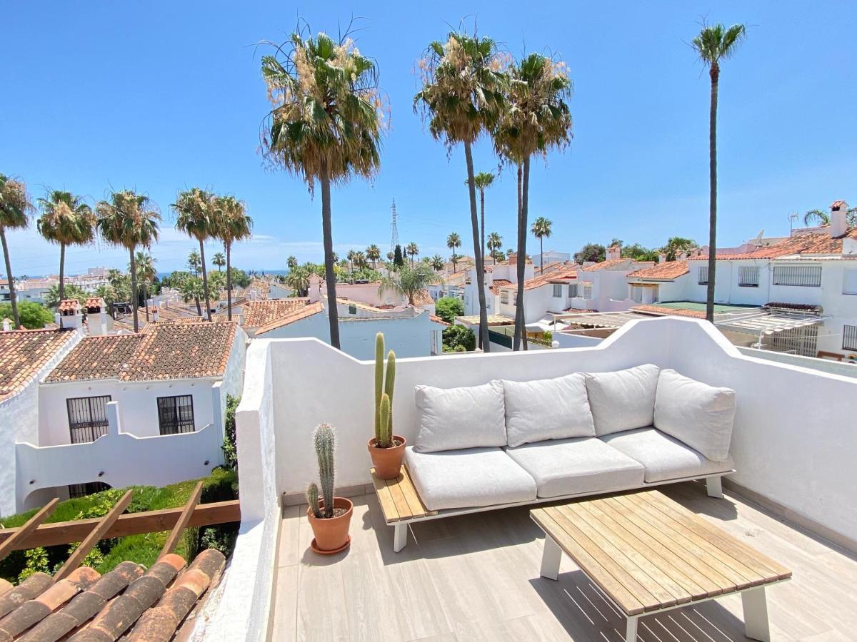 Villa Townhouse W/Sea View & Garden Estepona Exterior foto